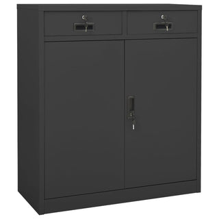 Office Filing Cabinet with Adjustable Shelves and Locking Drawers