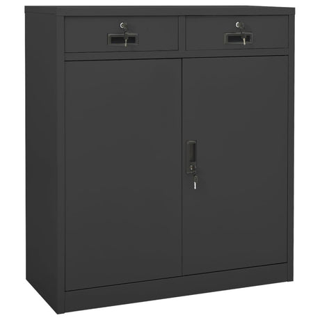 Office Filing Cabinet with Adjustable Shelves and Locking Drawers
