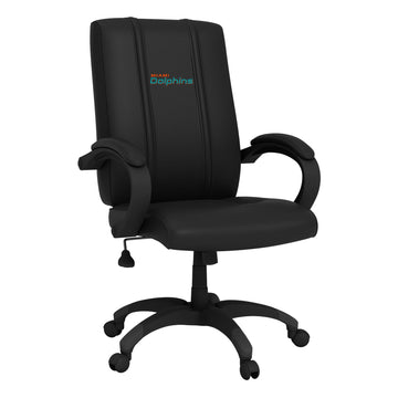Miami Dolphins Office Chair with Interchangeable Logo Panels