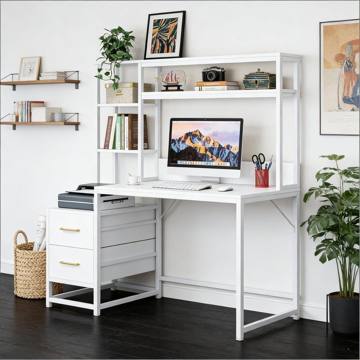 Office Table,Stylish Writing Table,Tall Computer Desk