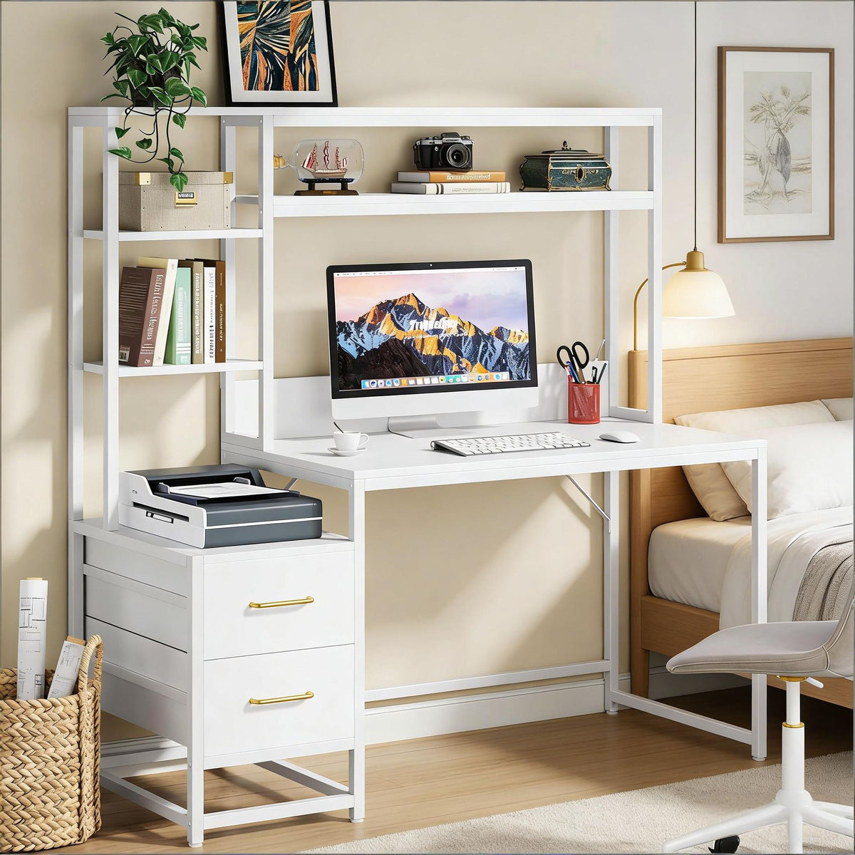 Office Table,Stylish Writing Table,Tall Computer Desk