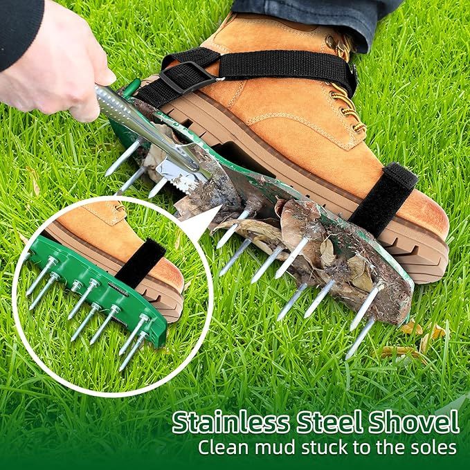 Ohuhu Walk-On Lawn Aerator Shoes