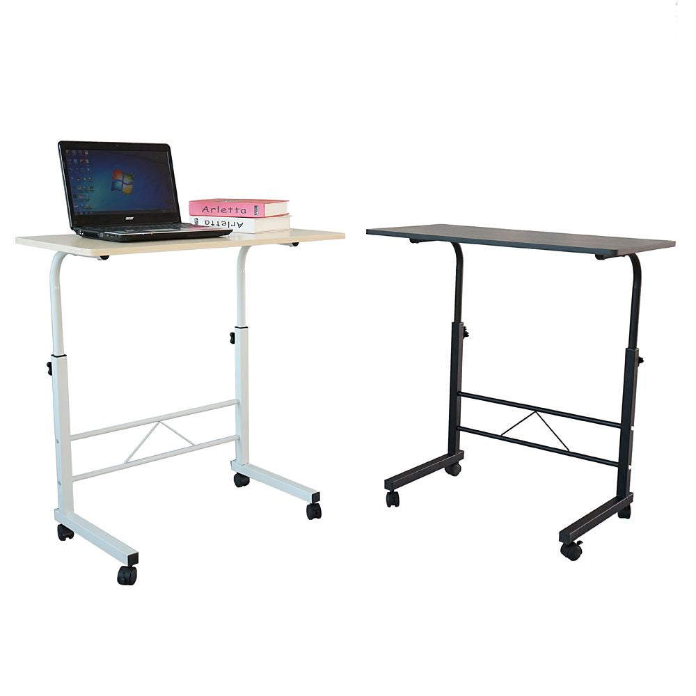 Removable P2 Chipboard & Steel Side Table with Adjustable Height