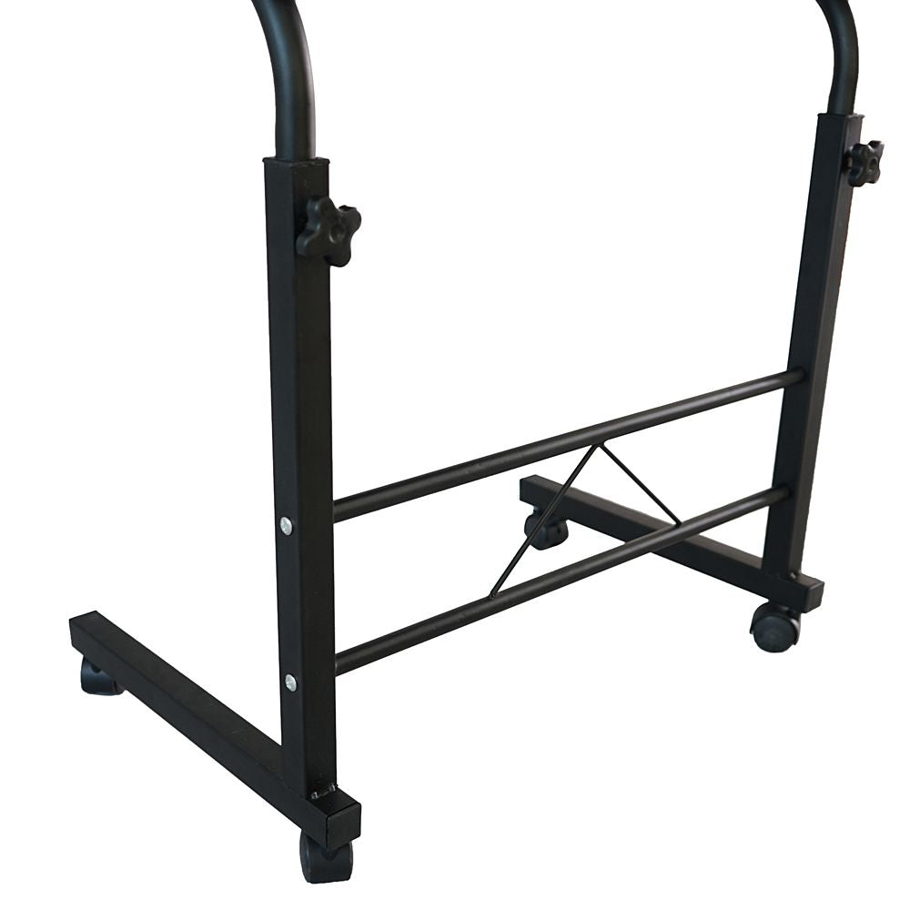 Removable P2 Chipboard & Steel Side Table with Adjustable Height