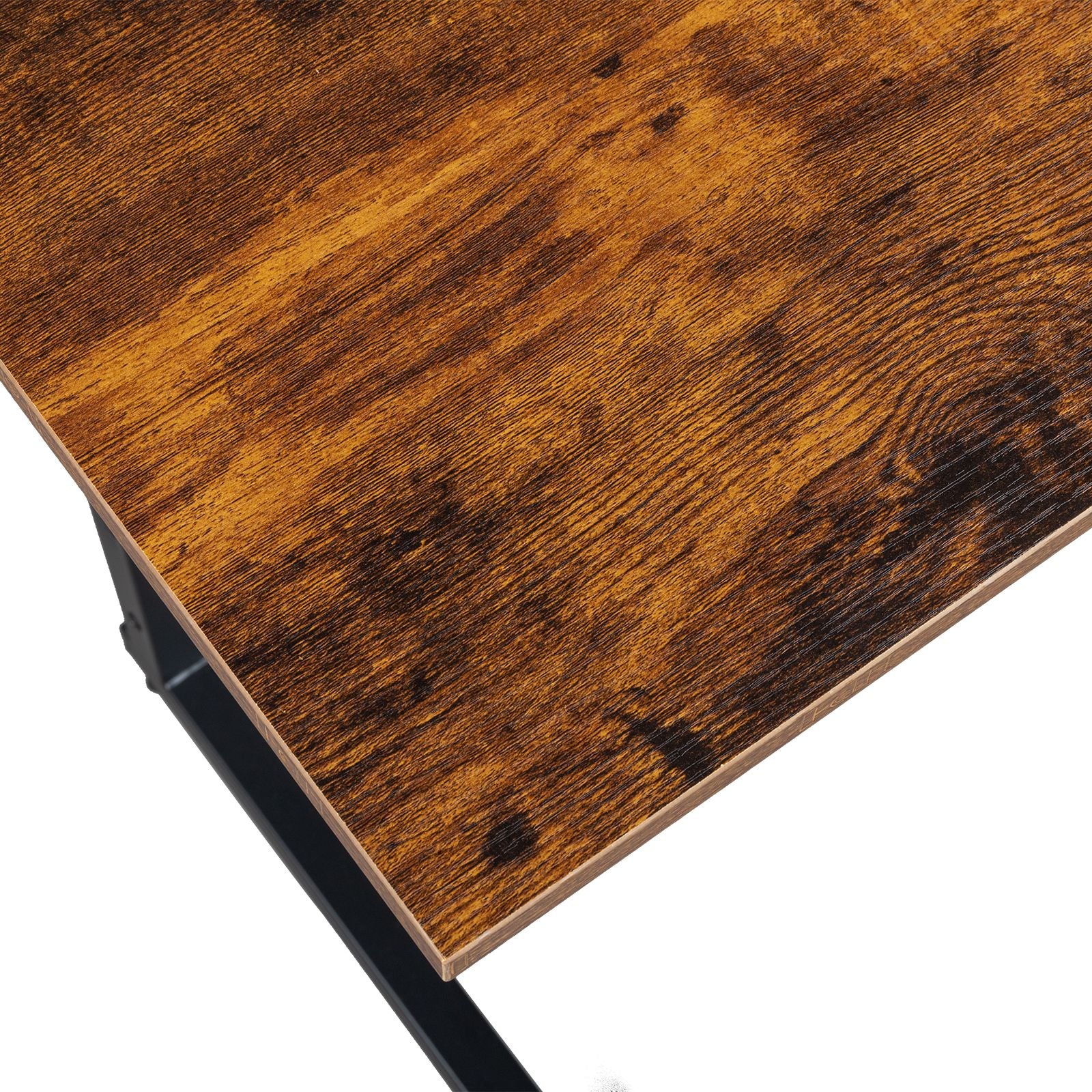 Stylish Rolling Side Table with Adjustable Height