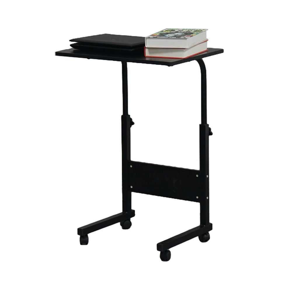 Removable & Adjustable Side Table with Sleek Black Finish