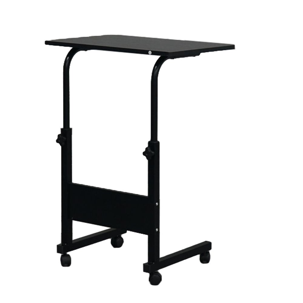 Removable & Adjustable Side Table with Sleek Black Finish