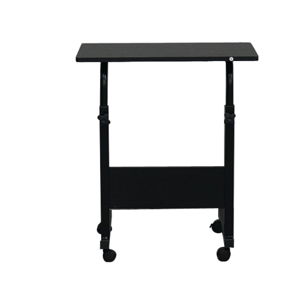 Removable & Adjustable Side Table with Sleek Black Finish