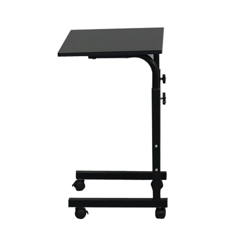 Removable & Adjustable Side Table with Sleek Black Finish