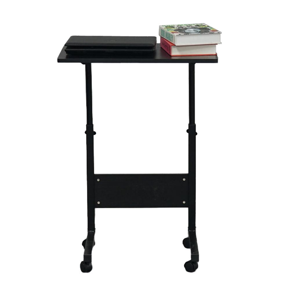 Removable & Adjustable Side Table with Sleek Black Finish