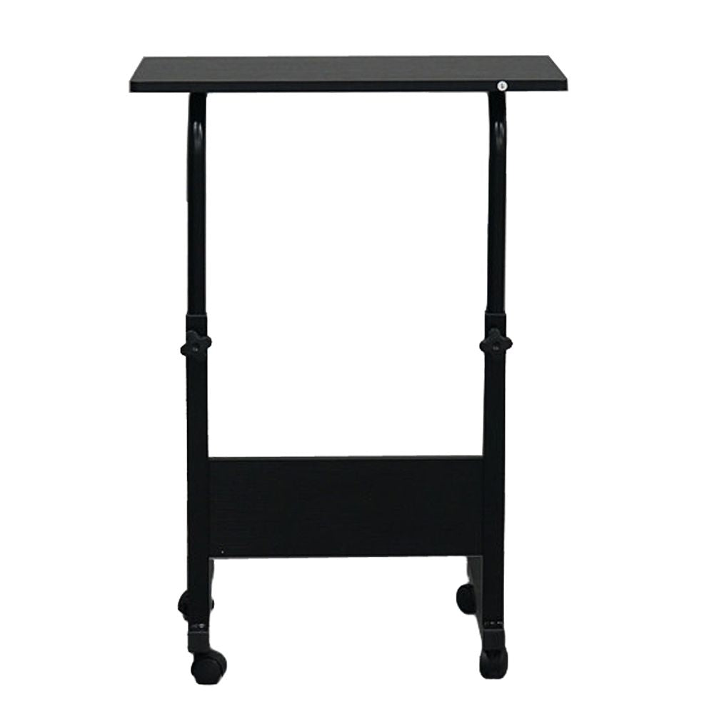 Removable & Adjustable Side Table with Sleek Black Finish