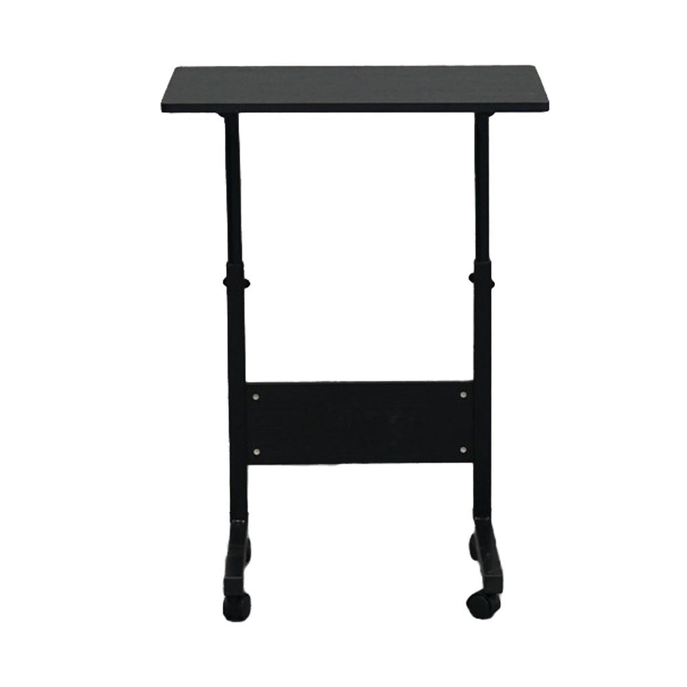 Removable & Adjustable Side Table with Sleek Black Finish