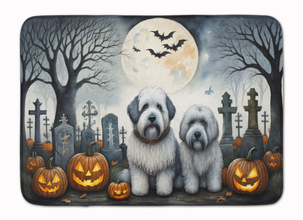 Old English Sheepdog Halloween Memory Foam Mat