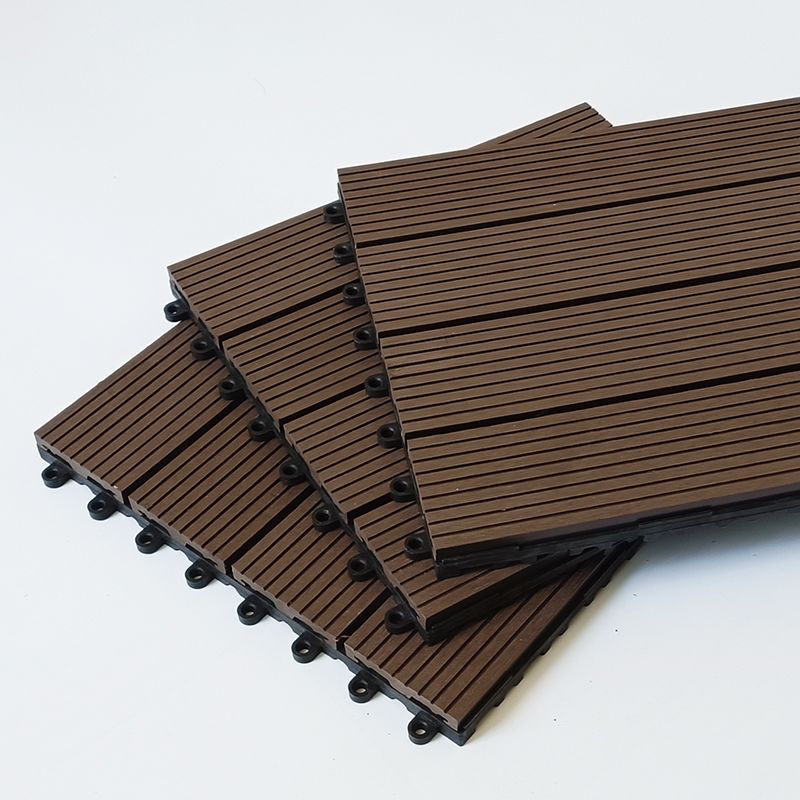 Snap-Together Outdoor Garden Floor Tiles
