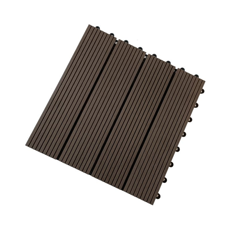 Snap-Together Outdoor Garden Floor Tiles