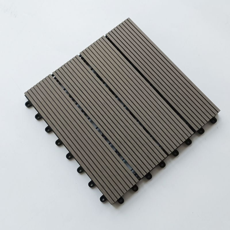 Snap-Together Outdoor Garden Floor Tiles