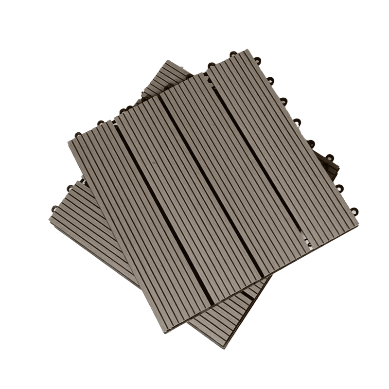 Snap-Together Outdoor Garden Floor Tiles