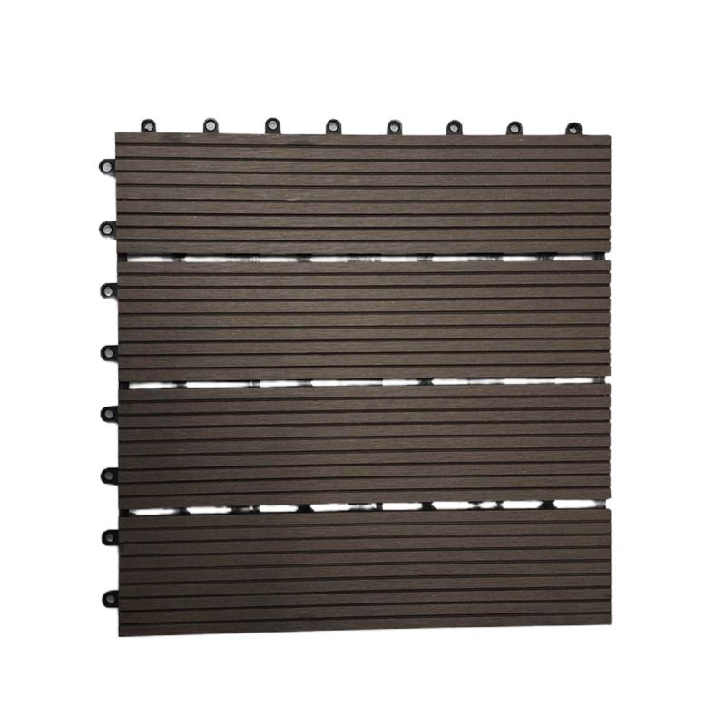 Snap-Together Outdoor Garden Floor Tiles