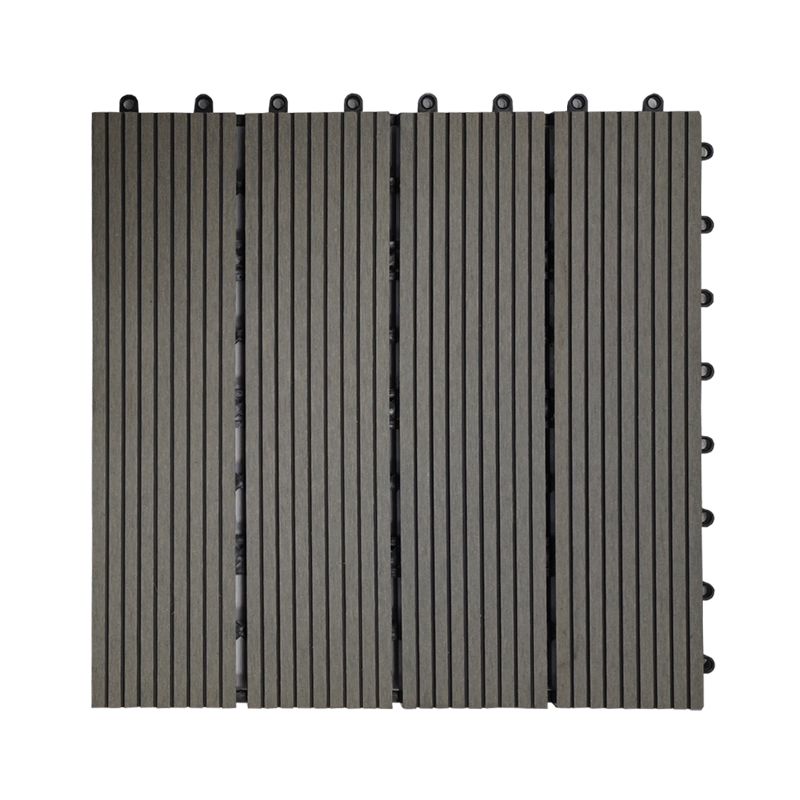 Snap-Together Outdoor Garden Floor Tiles