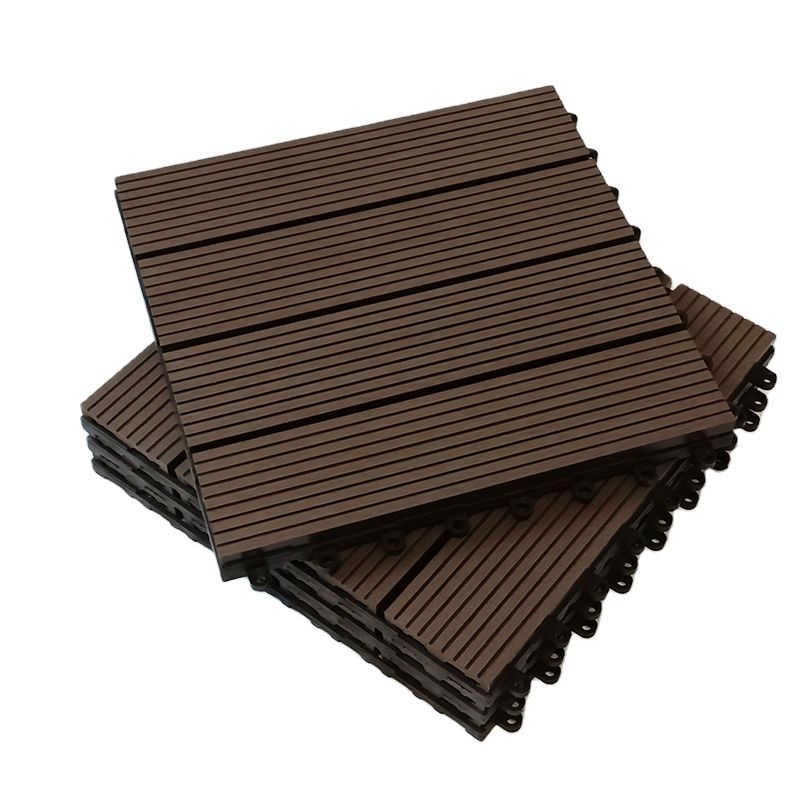 Snap-Together Outdoor Garden Floor Tiles