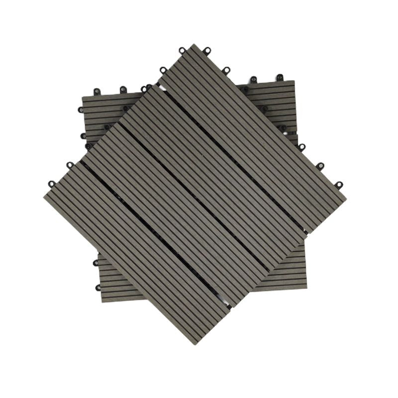 Snap-Together Outdoor Garden Floor Tiles