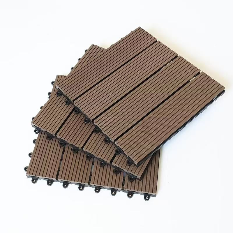 Snap-Together Outdoor Garden Floor Tiles