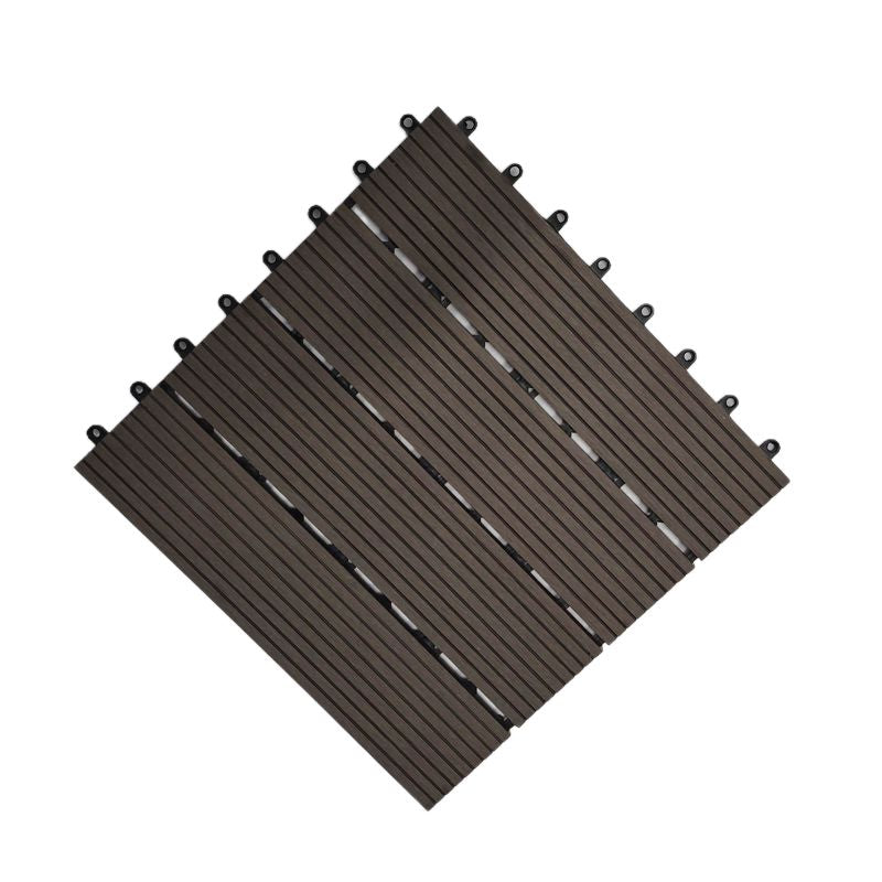Snap-Together Outdoor Garden Floor Tiles