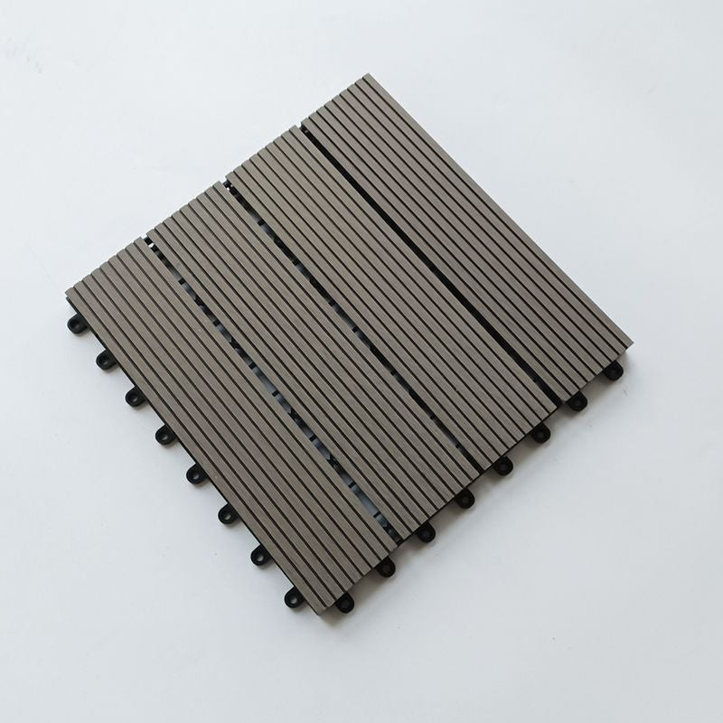 Snap-Together Outdoor Garden Floor Tiles