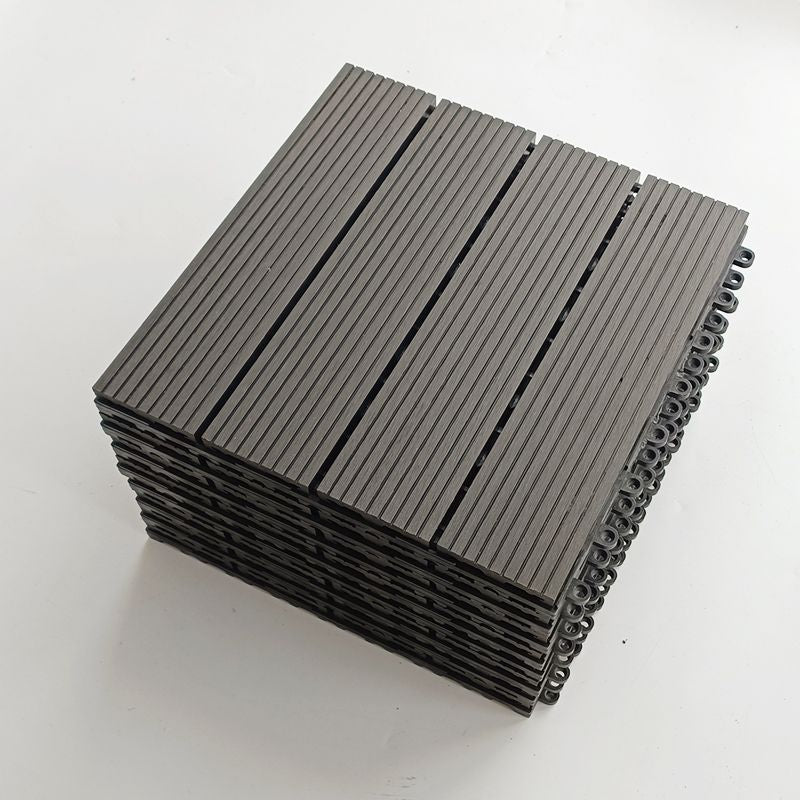 Snap-Together Outdoor Garden Floor Tiles