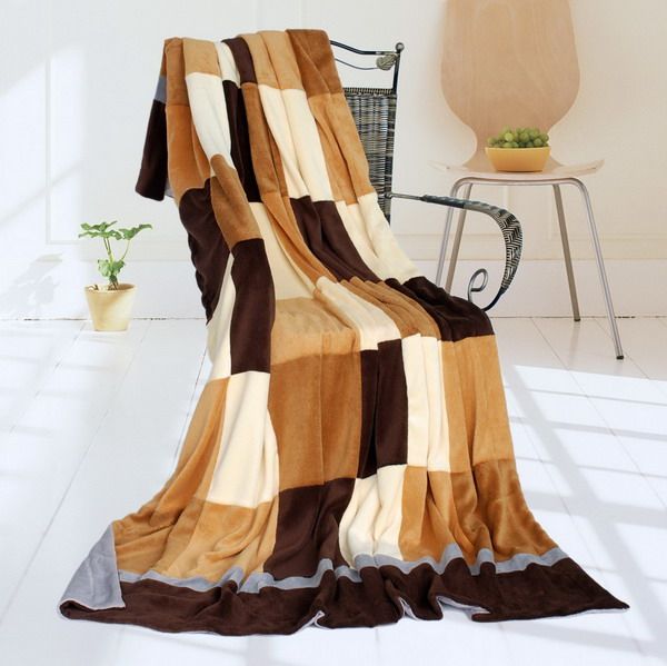 Onitiva Plaids Naturally Chic Patchwork Throw