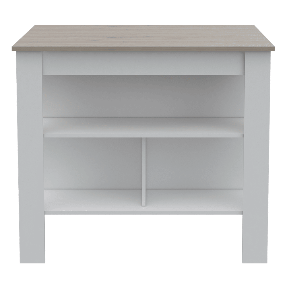 Ontario Kitchen Island and Pantry Cabinet Set