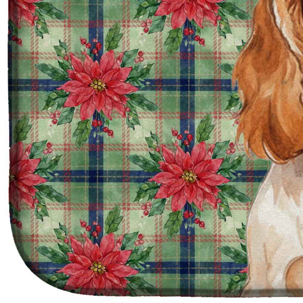English Cocker Spaniel Christmas Dish-Drying Mat