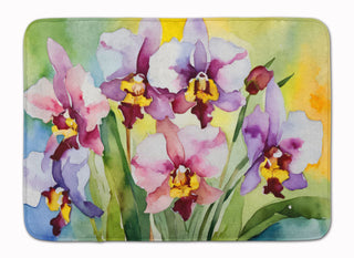 Orchids in Watercolor Washable Comfort Mat