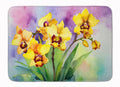 Watercolor Orchids Memory Foam Kitchen and Bath Mat
