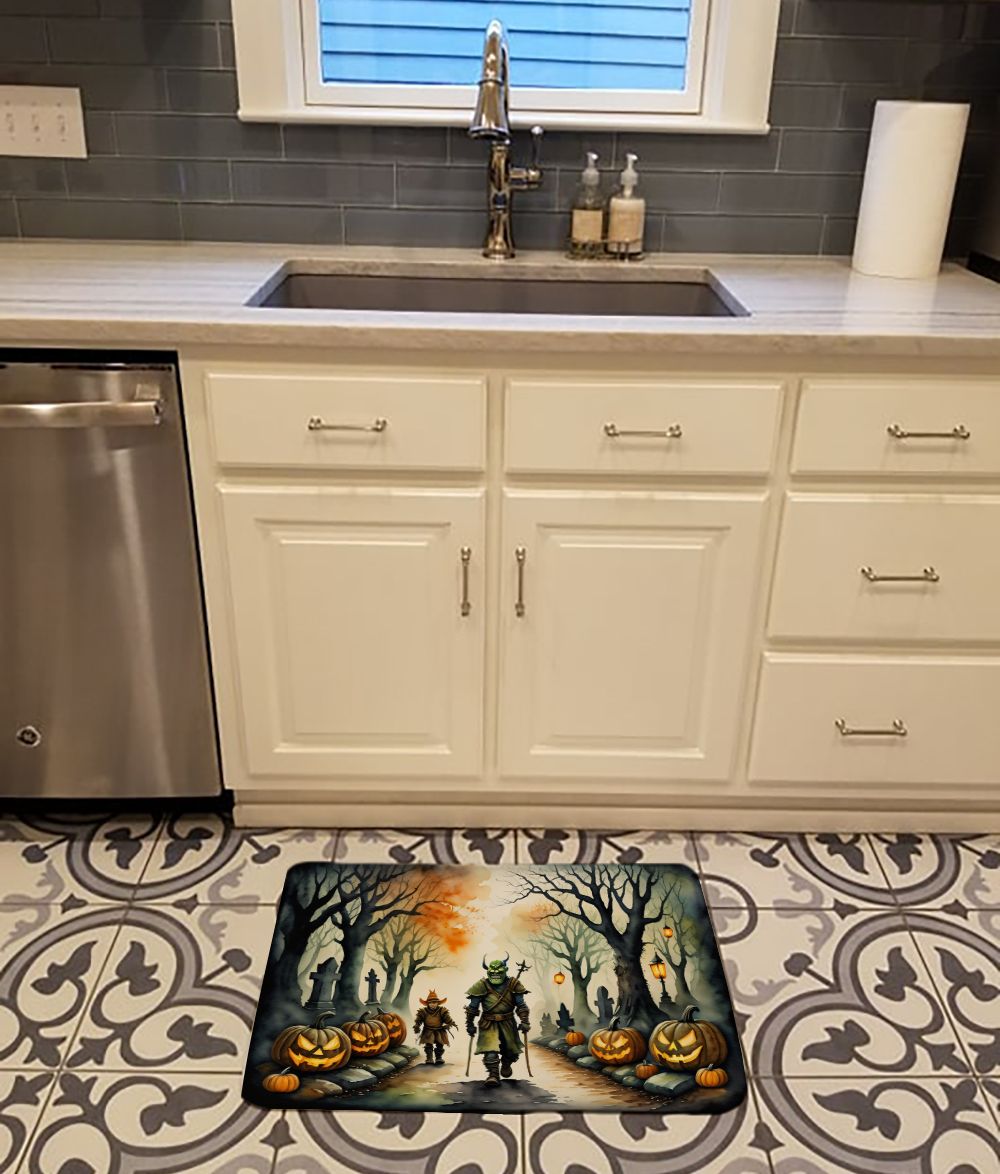 Spooky Orcs Halloween Cushioned Floor Mat