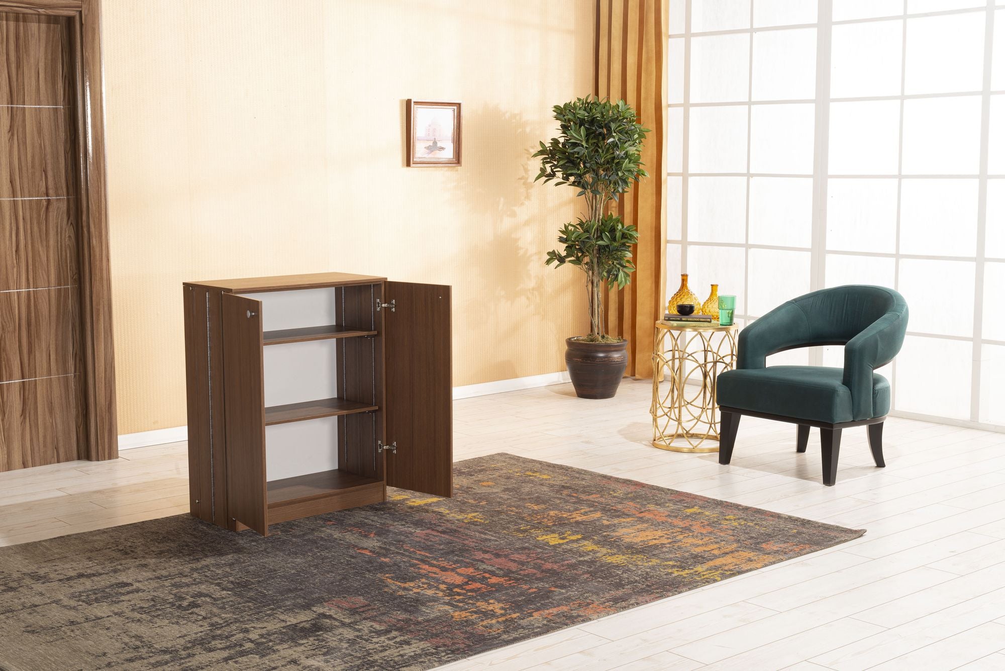 Origamy 3-Tier Shoe Storage: Compact Organization for Entryway and Closet