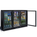 ORIKOOL Beverage Refrigerators Cooler 53 3 Glass Door Back Bar, 480 Cans Commercial Display Bar