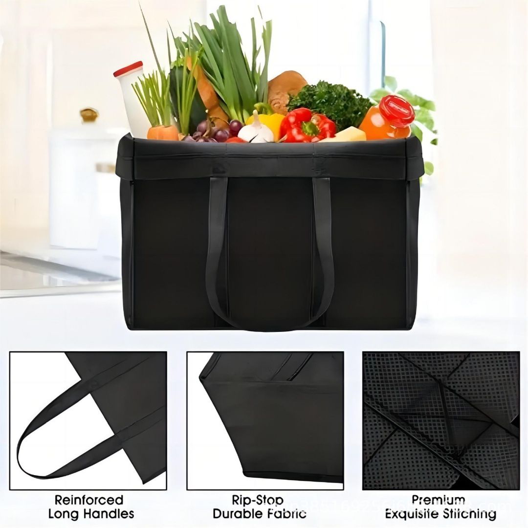 Dark Green Foldable Shopping and Gift Tote