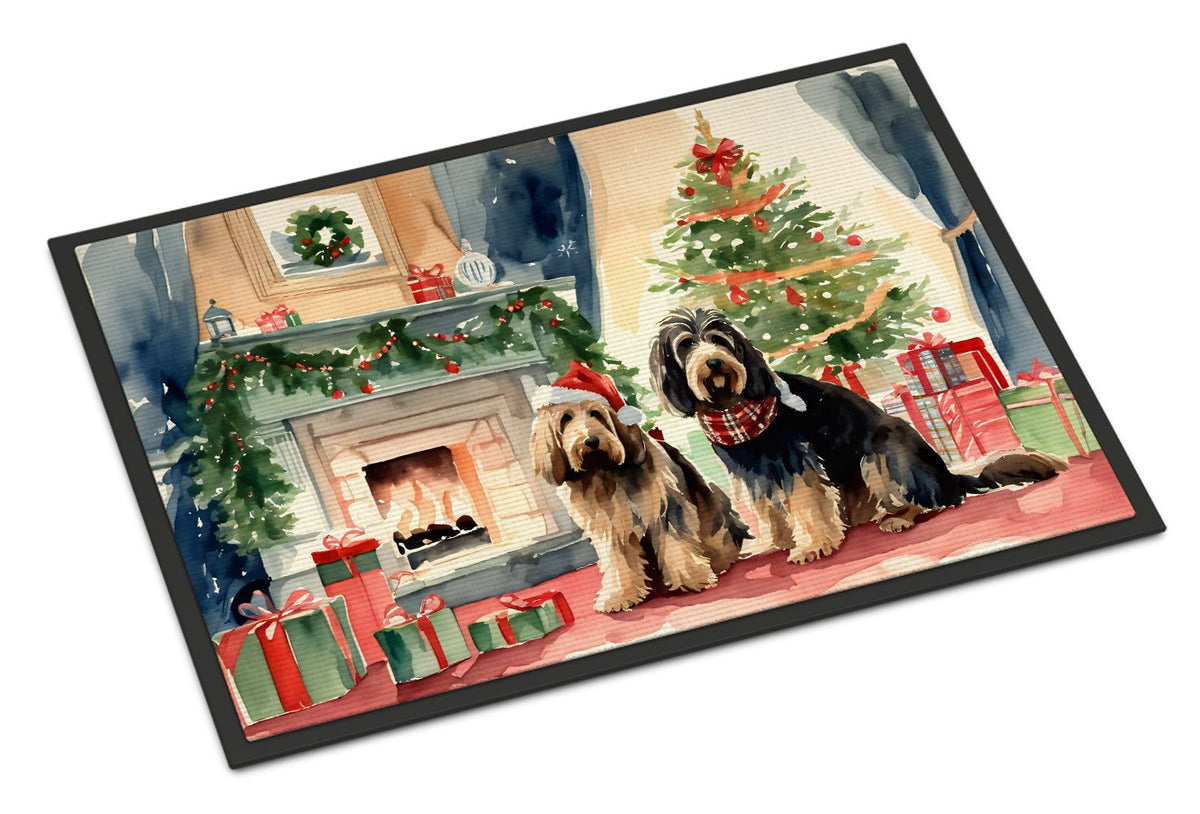 Otterhound Cozy Christmas Indoor-Outdoor Doormat