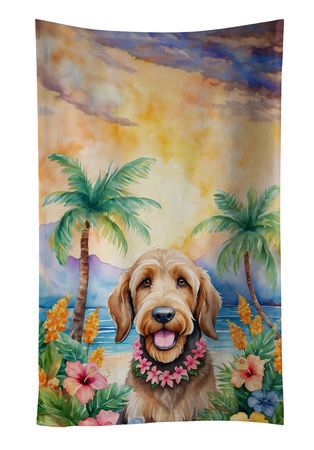 Otterhound Luau Two-Sided Kitchen Towel