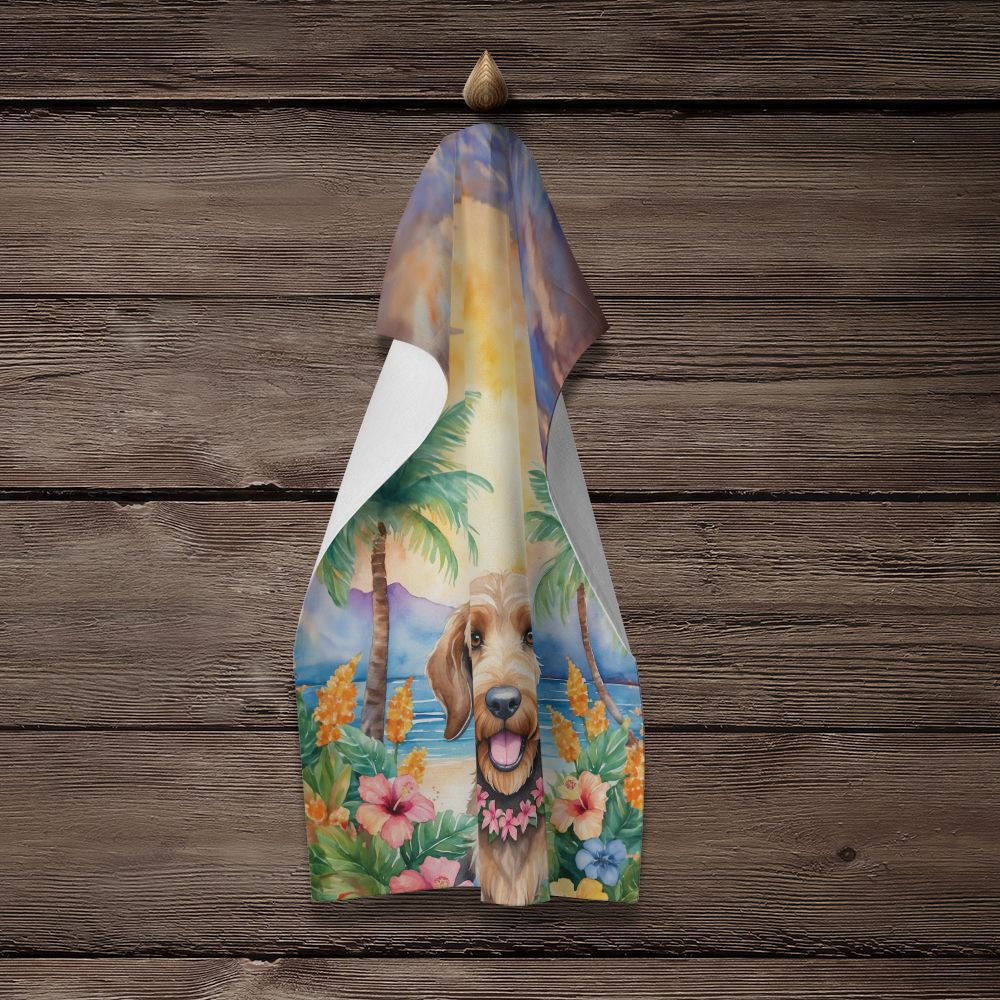Otterhound Luau Two-Sided Kitchen Towel