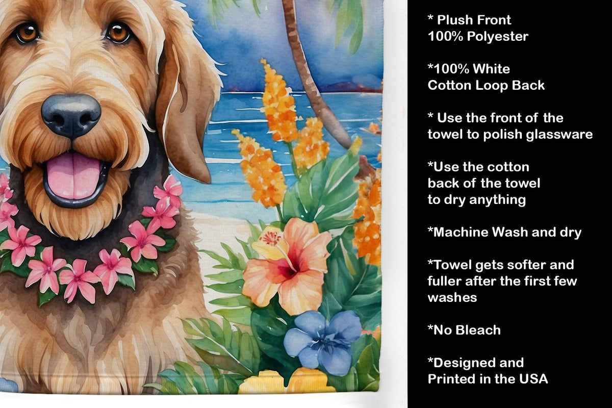 Otterhound Luau Two-Sided Kitchen Towel