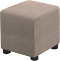 Jacquard Stretch Ottoman Cover – Square Folding Storage Slipcover with Elastic Band