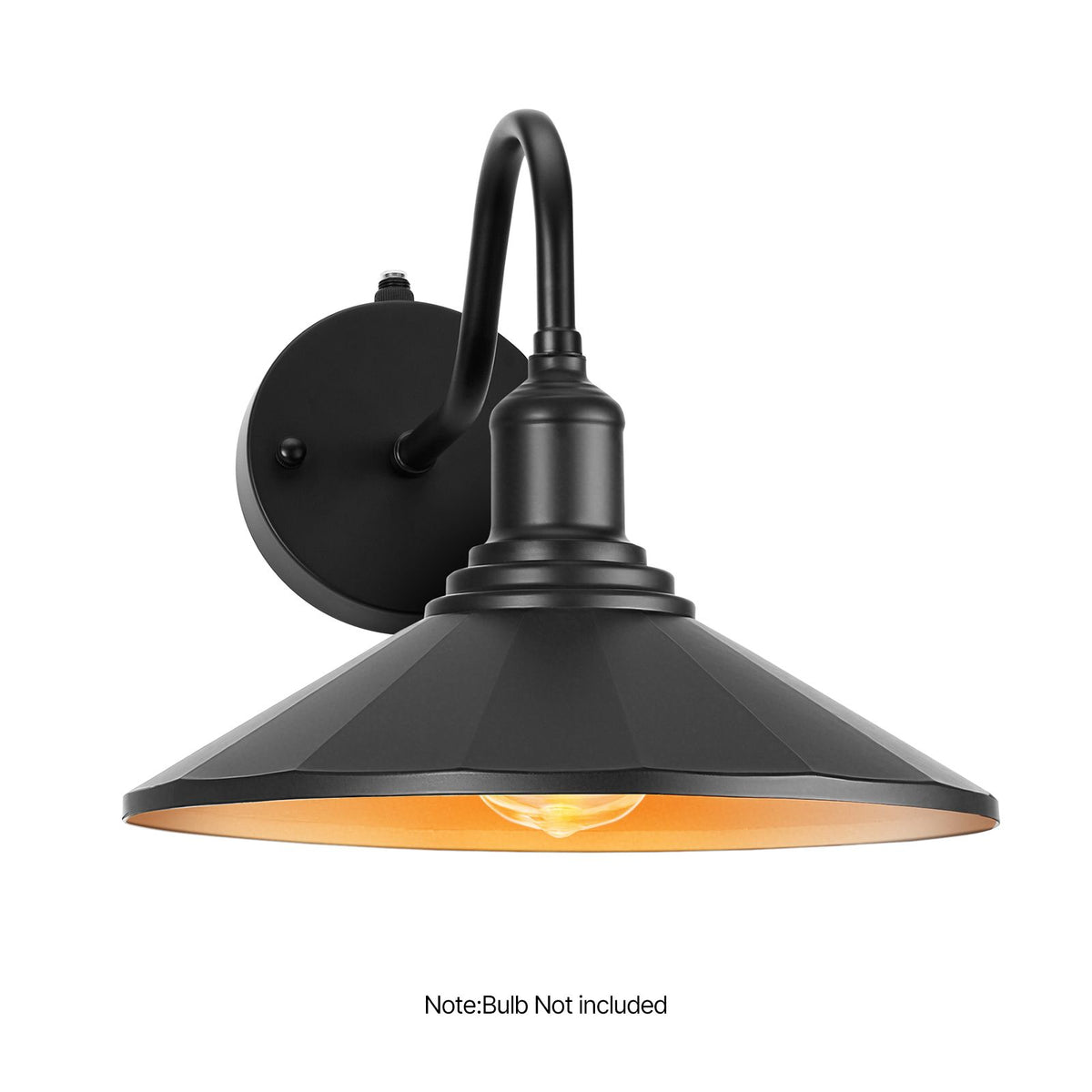 Farmhouse Gooseneck Barn Lights with Dusk-to-Dawn Control