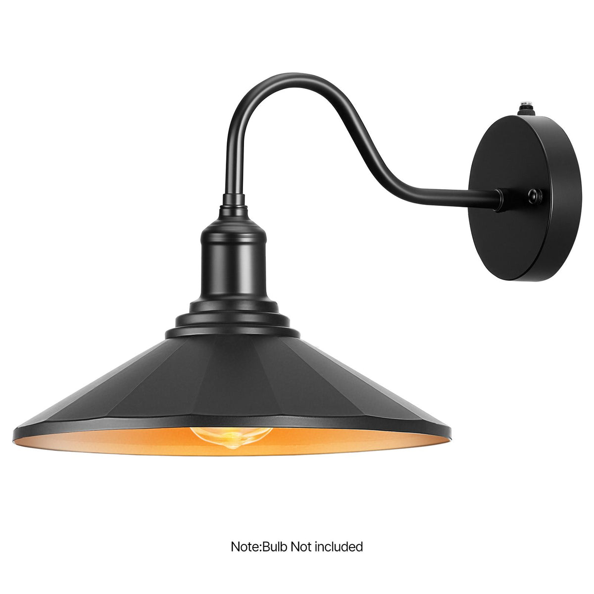 Farmhouse Gooseneck Barn Lights with Dusk-to-Dawn Control