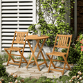 Three-Piece Outdoor Bistro Set – Foldable and Ready to Use
