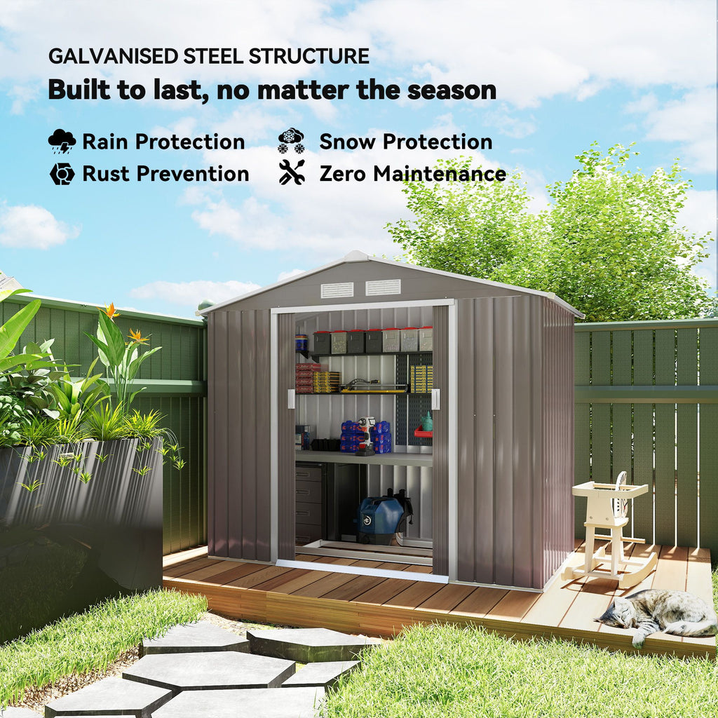 Outdoor Garden Storage Shed for Tools and Equipment