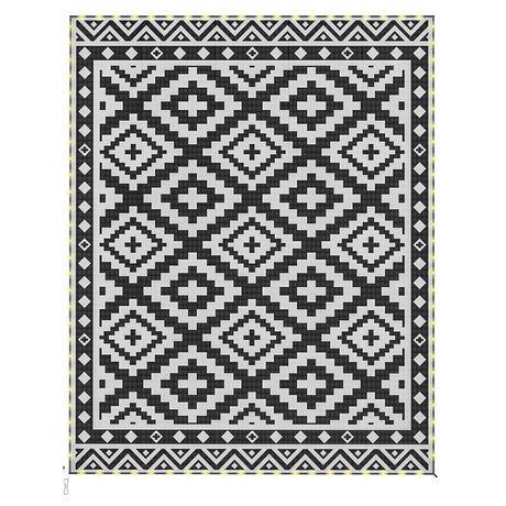 Reversible Outdoor Rug with Integrated LED Lights
