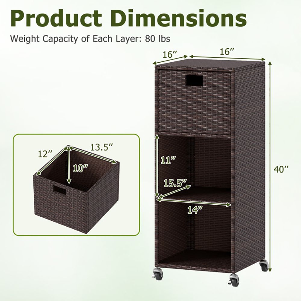 Smart Outdoor Storage Cabinet for Patio & Poolside