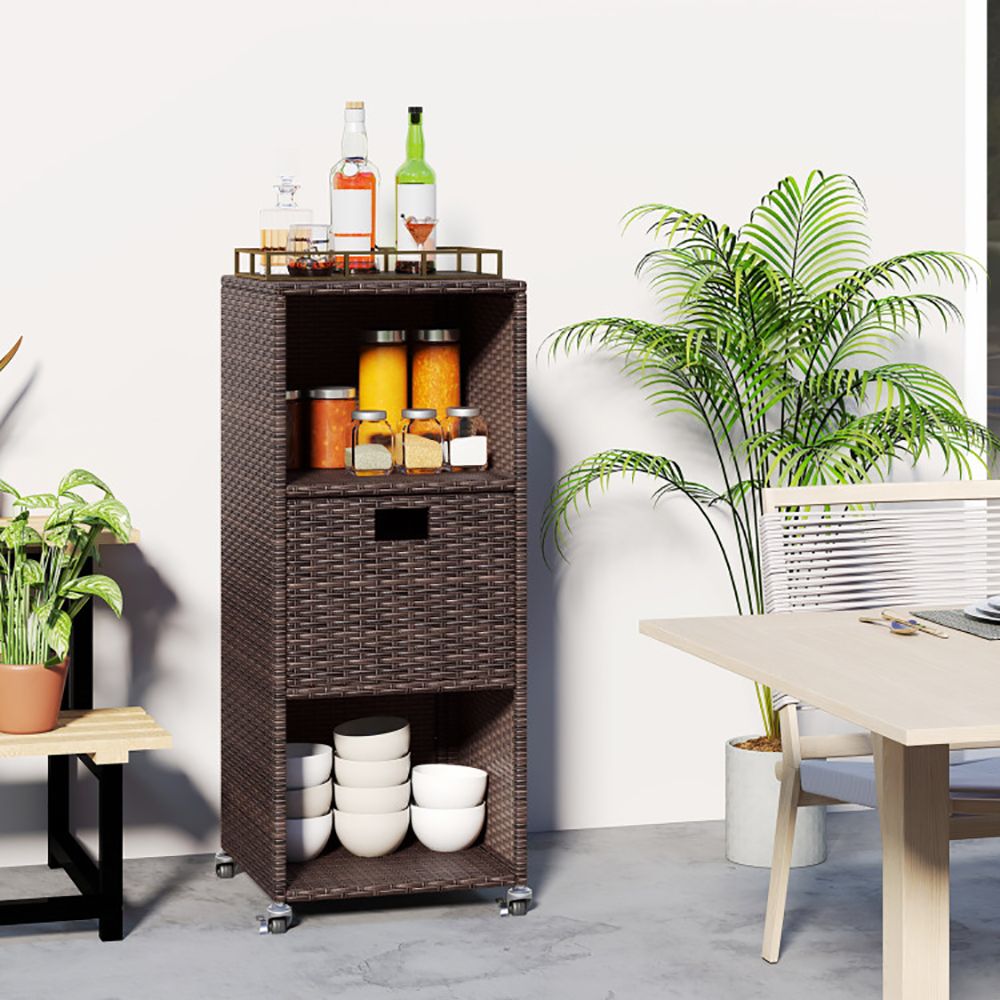 Smart Outdoor Storage Cabinet for Patio & Poolside